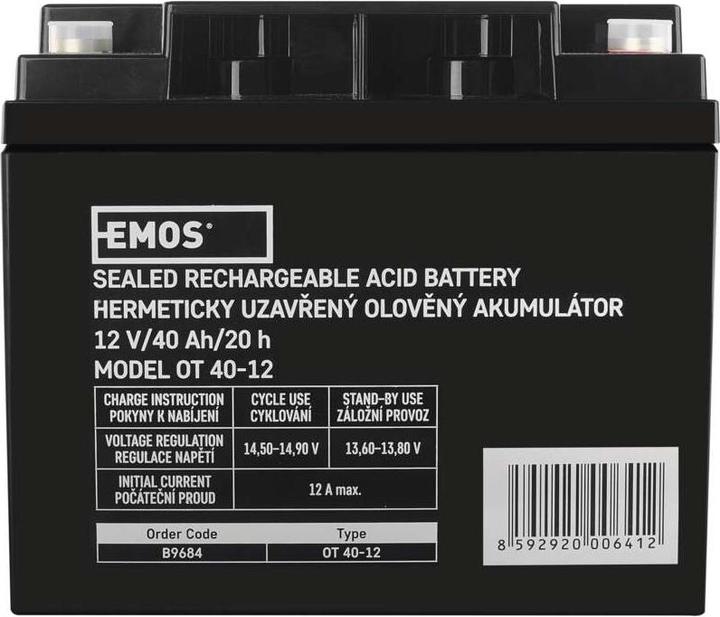 Immagine prodotto Emos Accumulatore Sla (1 pz., Specifico del dispositivo, 40000 mAh)