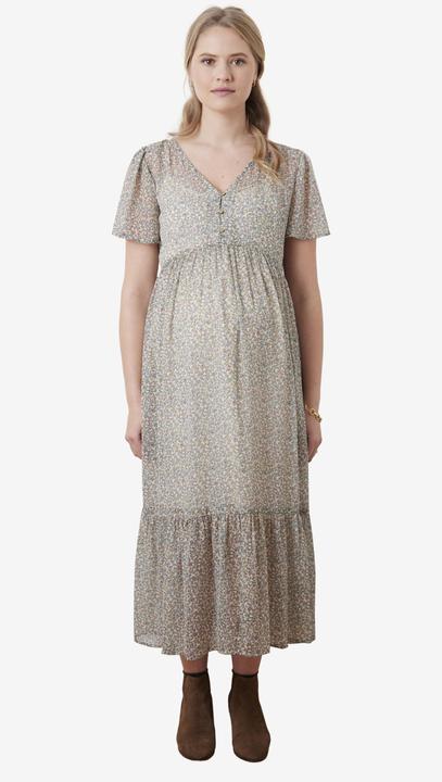 Image du produit Vertbaudet Maxi-robe à volants pour la grossesse et l'allaitement (36)