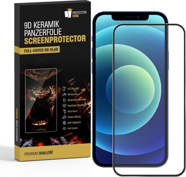 Produktbild Protectorking 3x Ceramic-Glass Full Cover HD Klar (3 Stück, Apple iPhone 12 Pro Max)