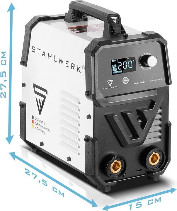 Produktbild Stahlwerk Elektroden-Schweissgerät ARC 200 Synergic Pro Vollausstattung