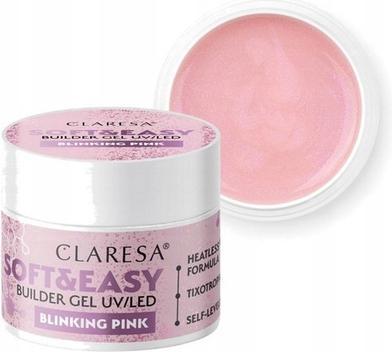 Immagine prodotto Activeshop Claresa Soft & Easy Builder Gel Blinking Pink 45g