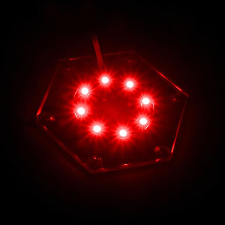 Actual product image Bitspower Hexagonal RGB accessory for water tank
