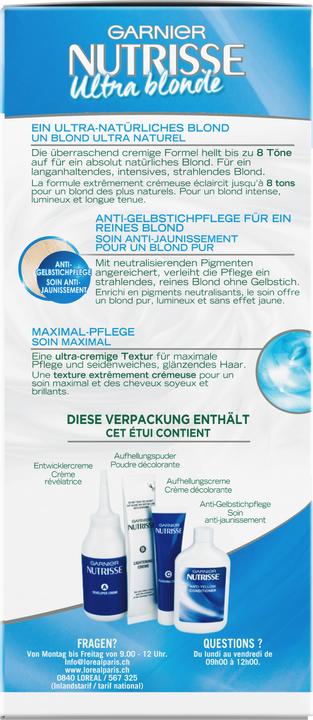 Produktbild Garnier Nutrisse Truly Bld (D+++ Maxi Aufheller)