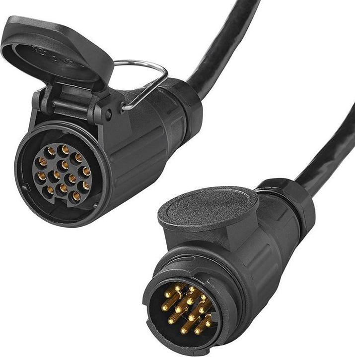 Actual product image ProPlus Extension cable with plug and socket 13-pin