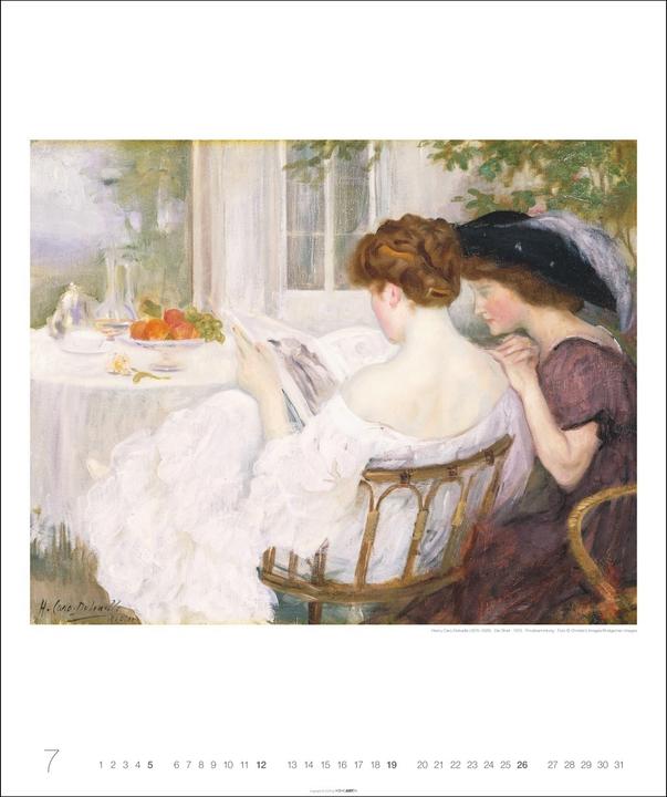Actual product image Lesende Frauen Edition Kalender 2026 (46 x 55 cm, Hardcover, German)