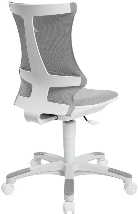 Image du produit Topstar Chaise pivotante pour enfants Sitness X Chair 10, FX130CR33 gris, blanc Tissu