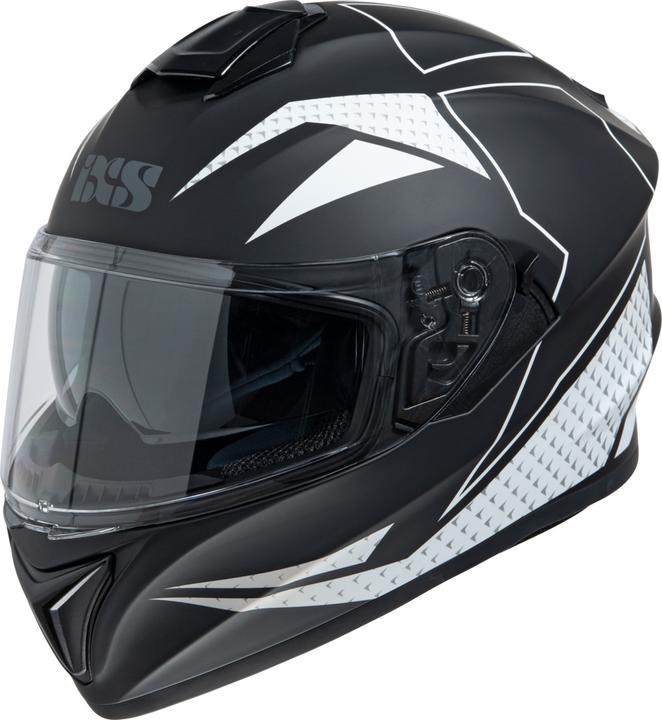 iXS Integralhelm 216 2.0 matt schwarz-weiss (61 - 62 cm, XL)