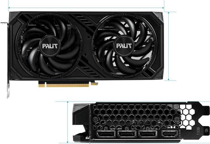 Produktbild Palit GeForce RTX4060TI Dual (8 GB)