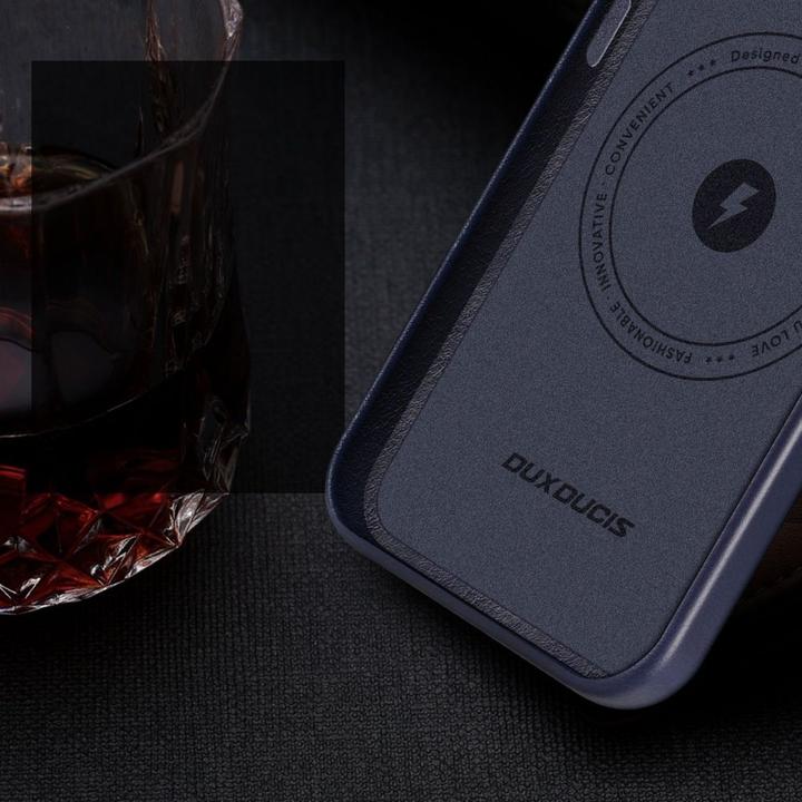 Actual product image Dux Ducis Naples Series Genuine Leather Case (Apple iPhone 14)