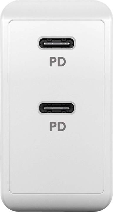 Actual product image Goobay Dual USB C Quick Charger (36 W)