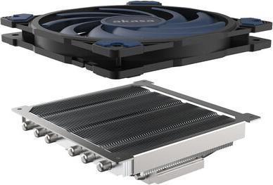 Actual product image Akasa chladiÄ CPU - Alucia H6LS (57 mm)