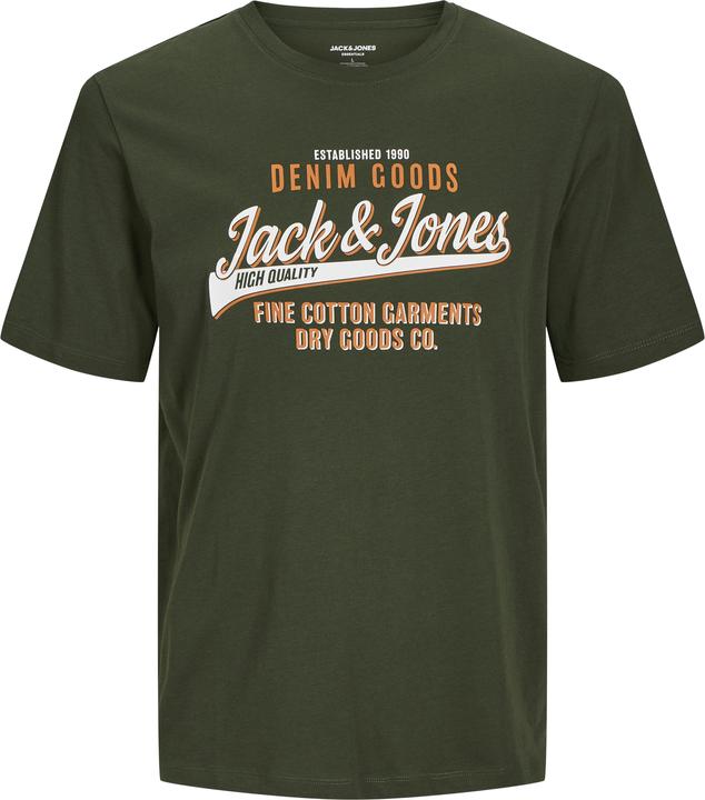 Jack & Jones Jjelogo Tee Ss O-Neck 2 Col Aw24 S Pls (4XL)