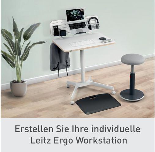 Image du produit Leitz Ergo Compact Workstation Bureau réglable en hauteur (80 x 60 x 75 cm)