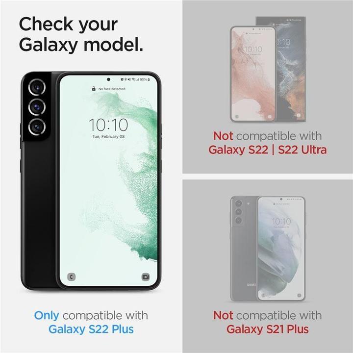 Actual product image Spigen Tempered Glass Glass.Tr Ez Fit 2-Pack Galaxy S22+ Plus (1 Piece, Samsung Galaxy S21)