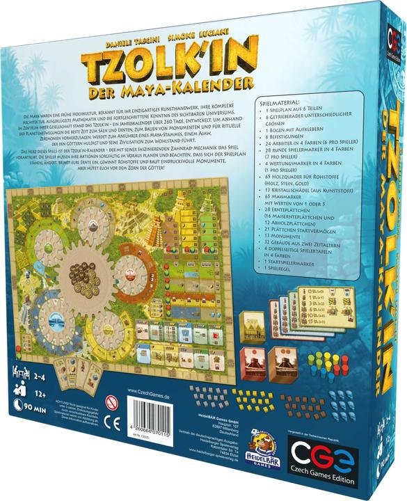 Actual product image Czech games edition CZ025 - Tzolkin: The Mayan - Calendar, Board game, 2-4 players, from 13 years (DE edition) (German)