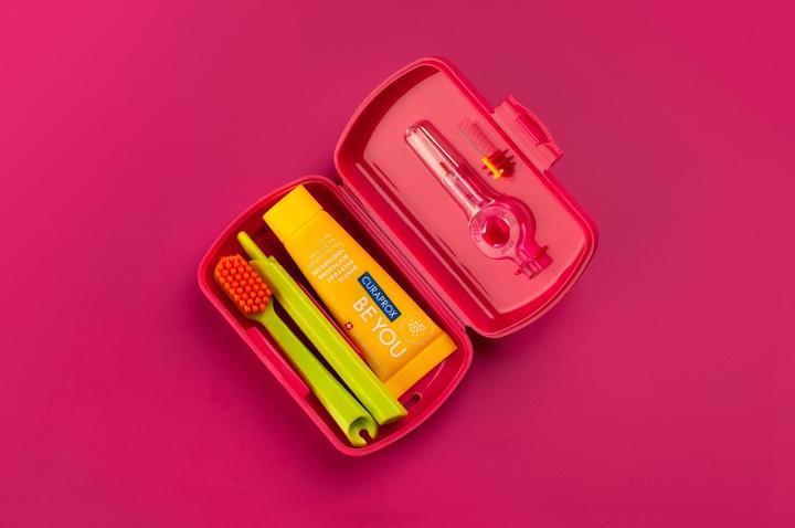 Actual product image Curaprox Travel Set Red (Soft, 1 x)