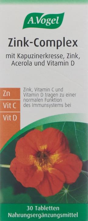 Actual product image A. Vogel Zink-Complex (30 Piece, Pills, 73 g)