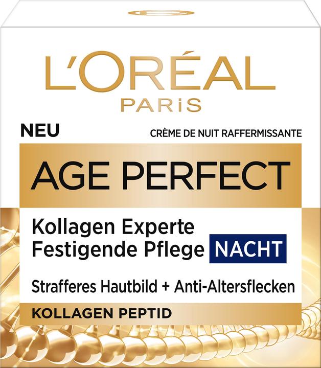 Produktbild L'Oréal Paris Loreal, Alter Perfect Pro-Kollagenexperte, Nachtcreme, 50 ml (50 ml, Nachtcreme)