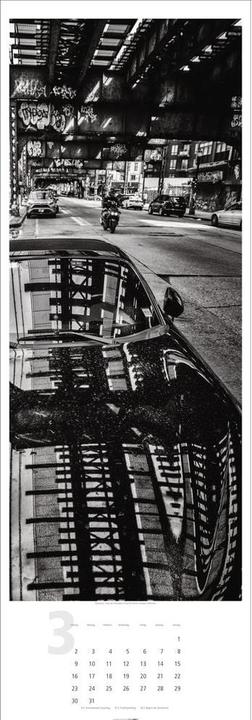 Actual product image New York XXL Kalender 2026 (34 x 98 cm, German)