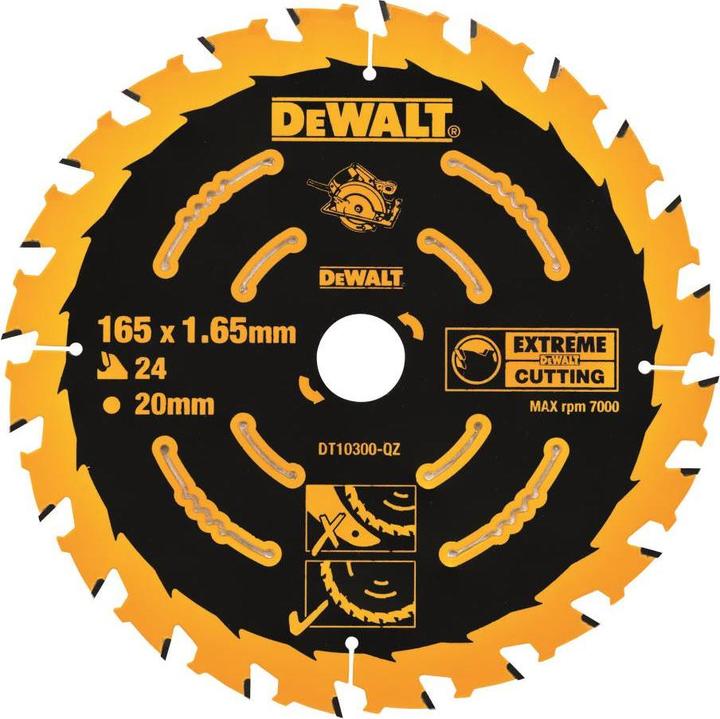 DeWalt KSB 165x20 24 WZ 18° voor DWE550 DT10300