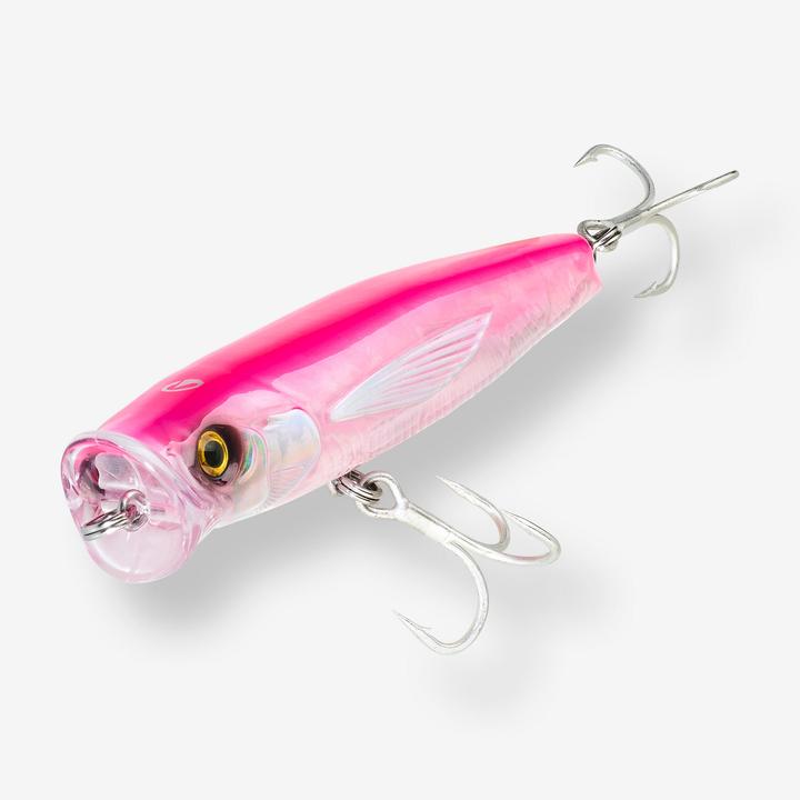 Produktbild Caperlan Oberflächenköder Popper Exofly Pop 12 cm rosa Meeresangeln (12 cm)
