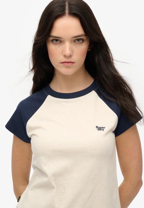 Image du produit Superdry T-shirt en coton bio à manches raglan et à logo Essential (10)