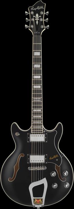 Actual product image Hagstrom Electric Guitar, Alvar, Black (Electric guitar)