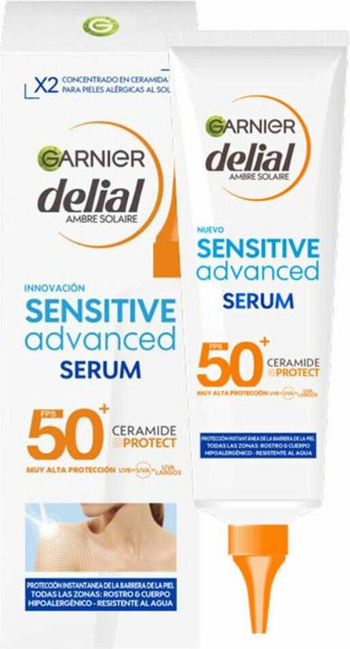 Immagine prodotto Garnier Siero corpo SENSITIVE ADVANCED SPF50 125ml (Crema solare viso, SPF 50, 125 ml)