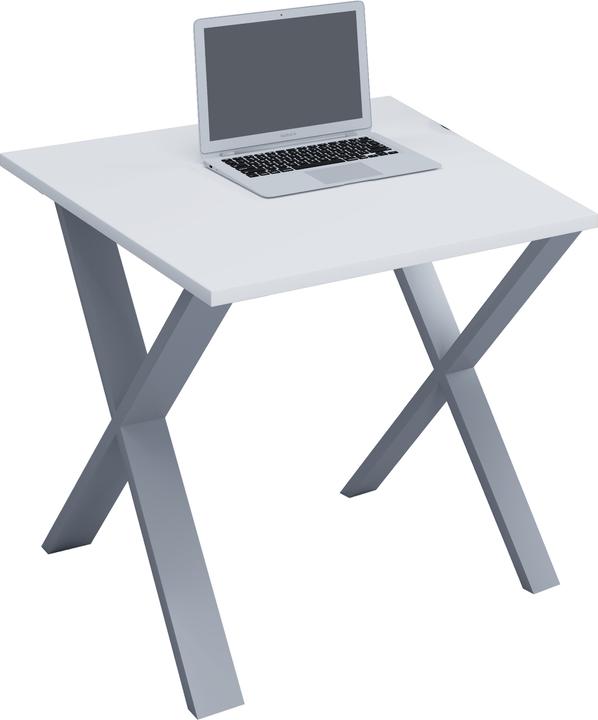Immagine prodotto VCM Scrivania Premium Office Furniture Lona X Silver (80 x 80 x 76 cm)