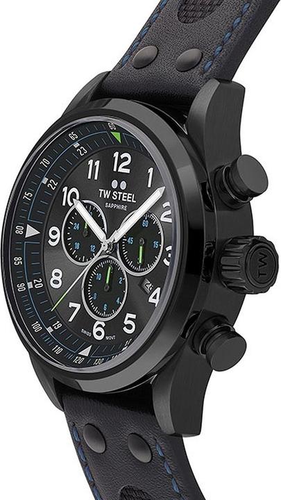 Image du produit TW 1000 Steel SVS306 Horloge, FIA Special edition Petter Solberg, 48mm Volante Swiss Movement, Chrono, zwart (Chronographe)