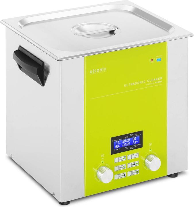 Ulsonix Ultrasonic Cleaner - 10 litres - degas - sweep - pulse (37 kHz, 10000 ml)