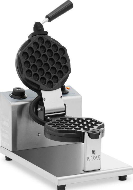 Royal Catering Bubble-Waffeleisen Waffelmaschine Waffelautomat Profi-Waffeleisen 1200 W