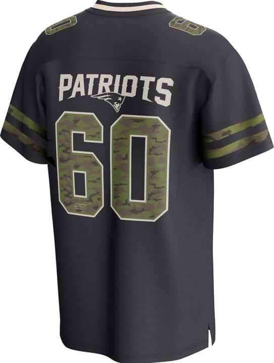 Actual product image Fanatics New England Patriots NFL Supporters Jersey schwarz wood - M (M)
