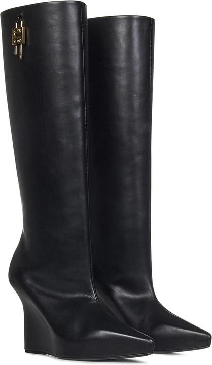 Actual product image Givenchy G-Lock Leather Boots (37)
