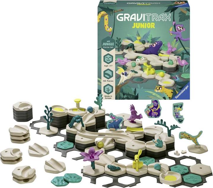 Actual product image Ravensburger GraviTrax Junior Starter-Set L Jungle