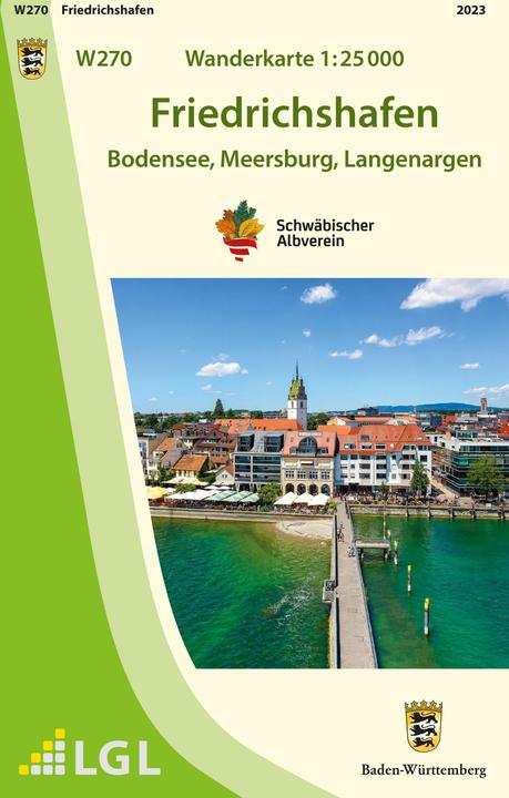 Produktbild W270 Wanderkarte 1:25 000 Friedrichshafen