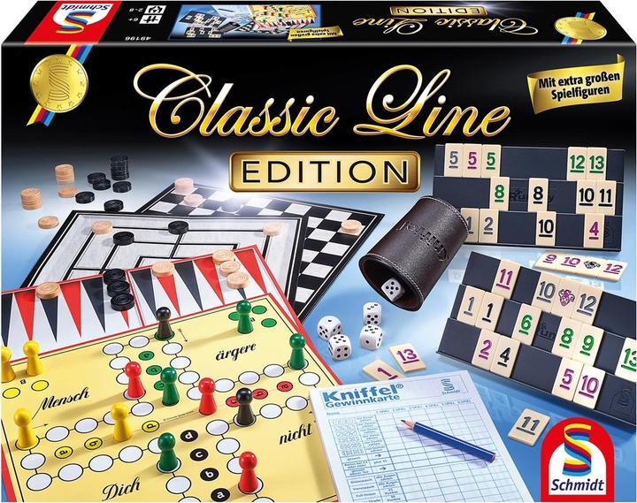 Produktbild Schmidt Spiele Classic Line Spielesammlung (Deutsch)