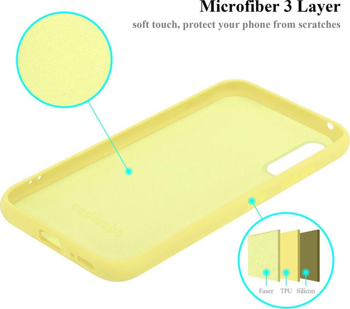 Actual product image Cadorabo TPU Liquid Silicone Case Cover for Samsung Galaxy A90 5G (Samsung Galaxy A90 5G)