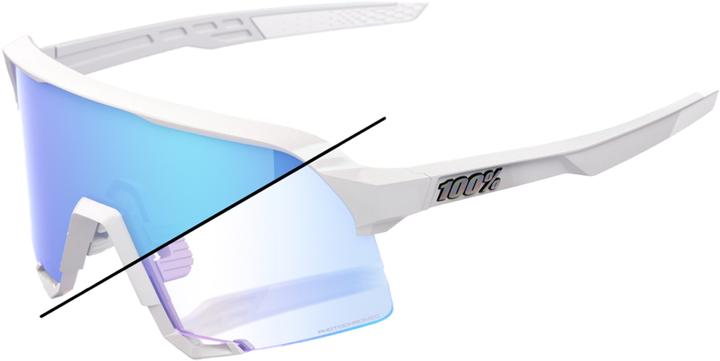 Actual product image 100% S3 LE - Bastille (LE Bastille, Blue Mirror Photochromic)