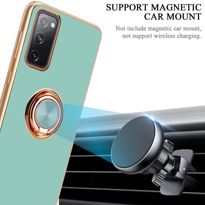Produktbild Cadorabo Hülle für Samsung Galaxy S20 FE im TPU mit Kameraschutz und Ring LM089 Style (Samsung Galaxy S20 FE)