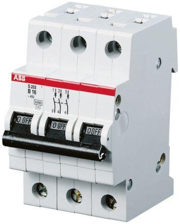 Produktbild ABB Sicherungsautomat S200 25A 4-P Typ B 6kA