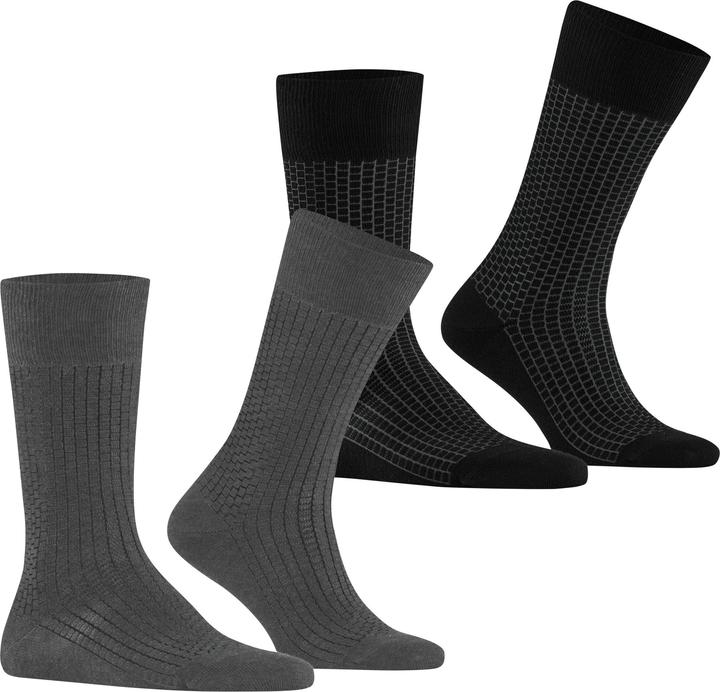 Actual product image Esprit Illusional Grid 2-Pack Herren (pack of 2, 43 - 46)