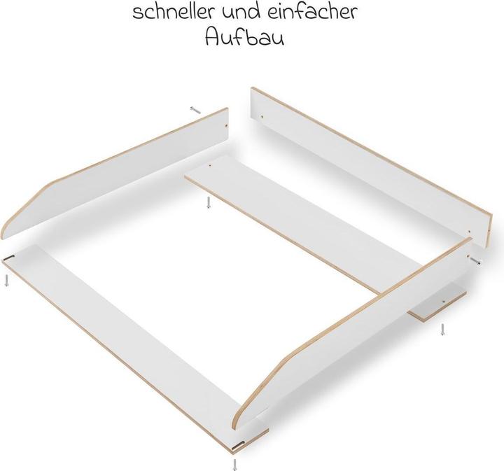 Produktbild jonka Wickelkommoden Wickelaufsatz für IKEA Hemnes Kommoden -