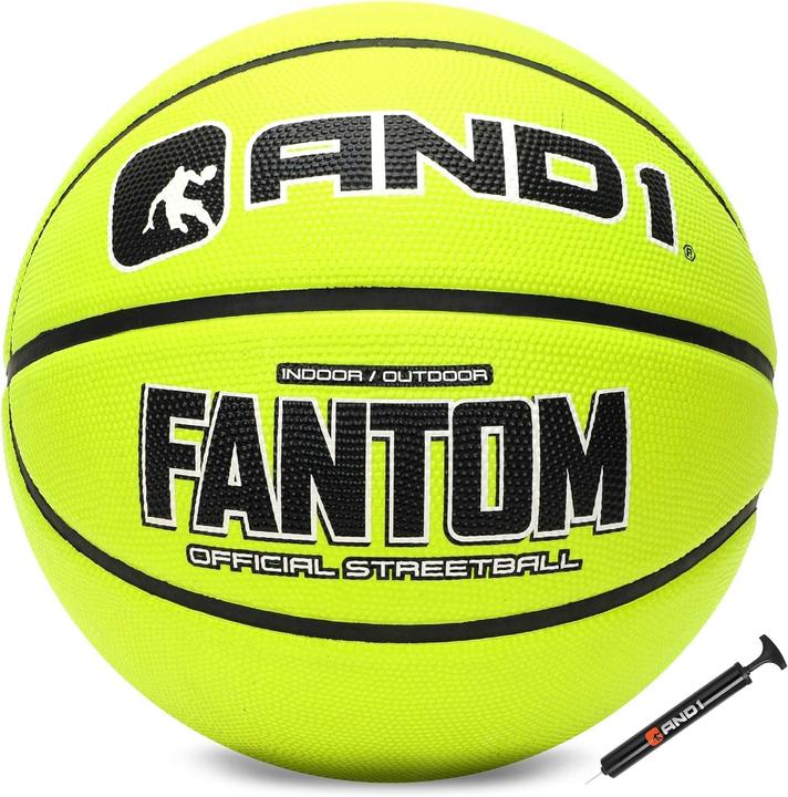 Produktbild And1 Fantom Gummi-Basketball mit Pumpe