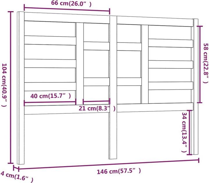 Immagine prodotto VidaXL Edan (146 x 4 x 104 cm)