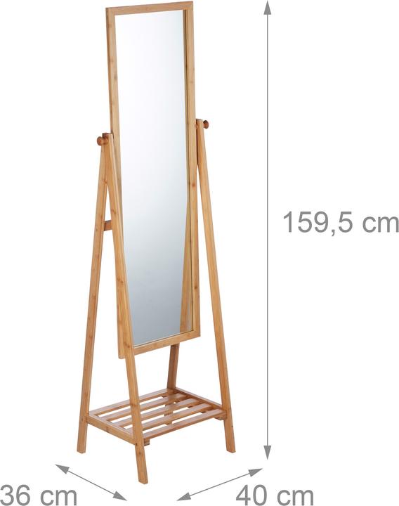 Produktbild Relaxdays Bambus (40 x 36 x 159.5 cm)