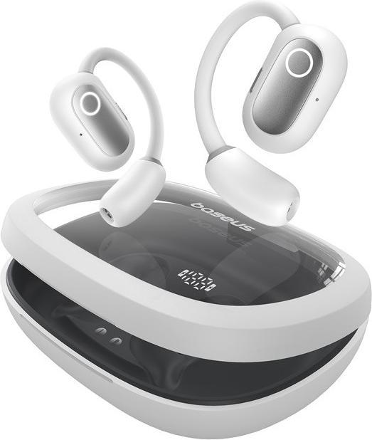 Produktbild Baseus Eli Fit Open- Ear Headset Drahtlose Konnektivität/Musik USB Typ-C Bluetooth Weiss (7.50 h, Kabellos)