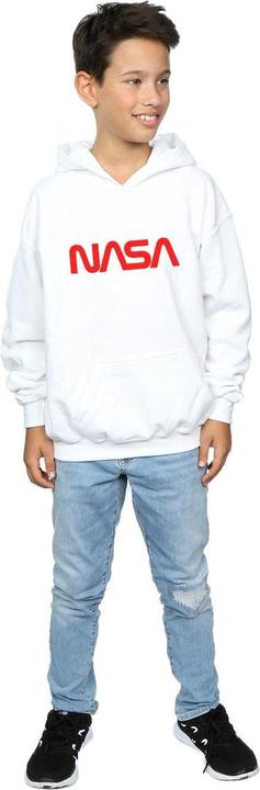 Immagine prodotto Nasa Modern Logo Felpa con Cappuccio Ragazzi (128)