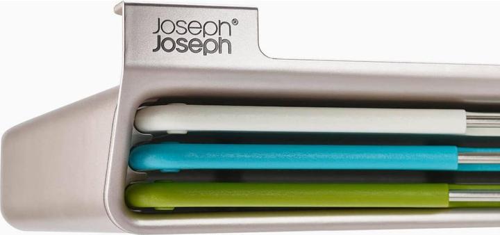 Image du produit Joseph Joseph Folio Slim Ensemble de 3 planches à découper à accrocher sur une étagère