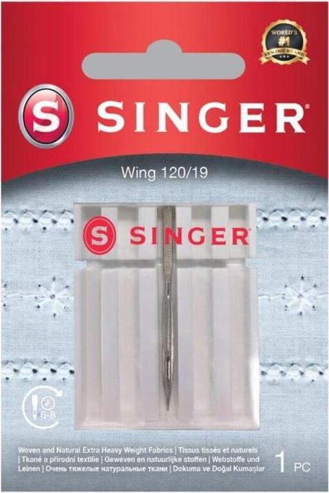 Actual product image Singer WING sewing machine needle, 120/19